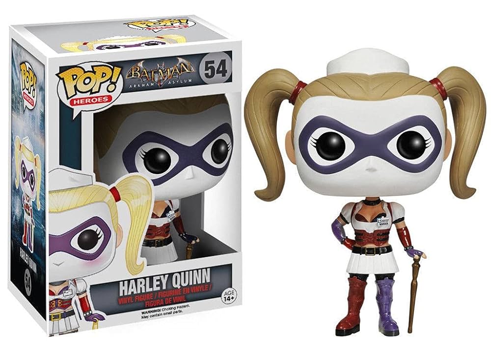 FunkoPop！54 HARLEY QUINN Figurine Pop ! Heroes 54 - Batman : Arkham Asylum - Harley